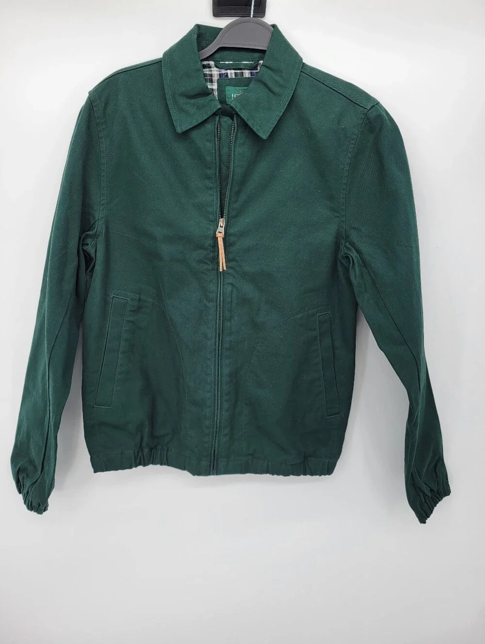 J Crew Harrington jacket in cotton twill BJ059 Size XS Green